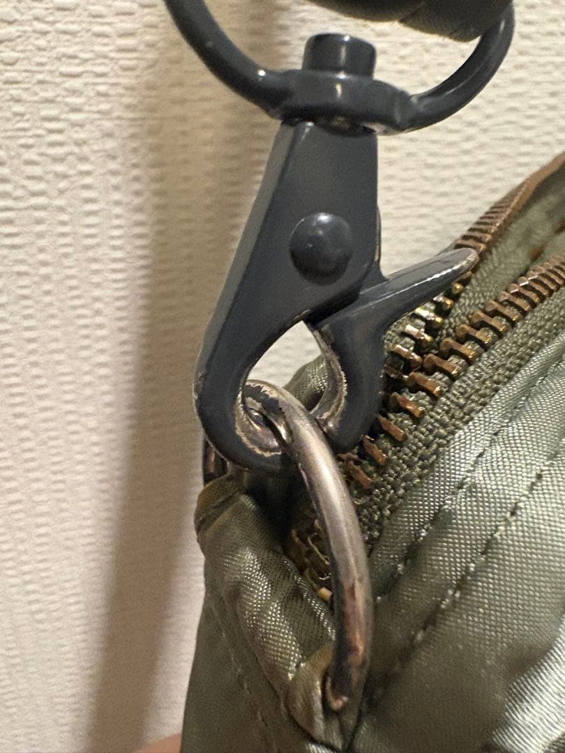 PORTER Tanker Yoshida Kaban Small Shoulder Bag Khaki Sage Green