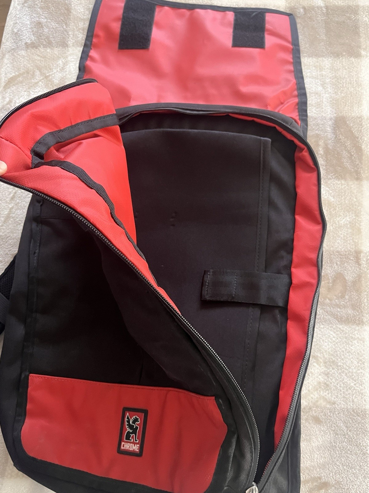 Chrome Industries Laptop Backpack – Black & Red