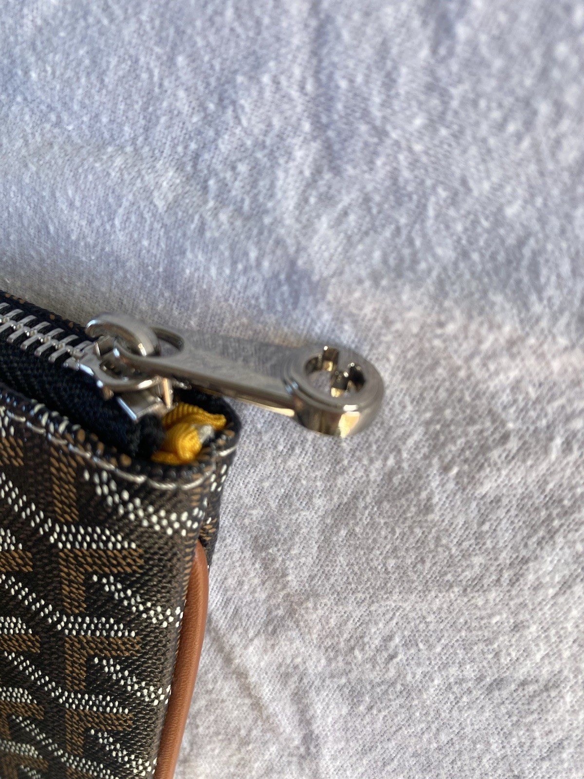 Goyard Leather Laptop Bag / Document Sleeve