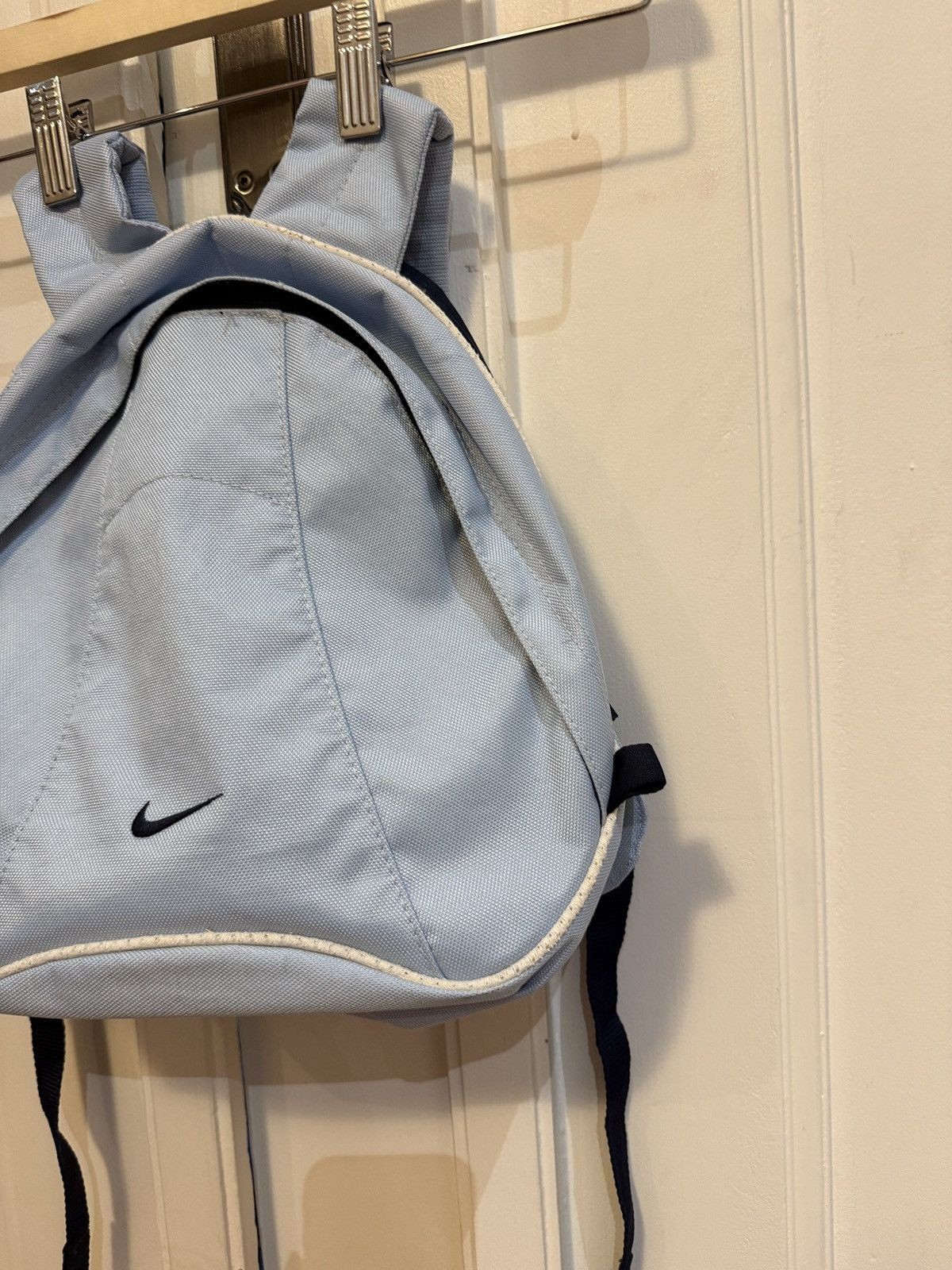 Nike Mini Backpack – Baby Blue Y2K Aesthetic – 30×30 cm