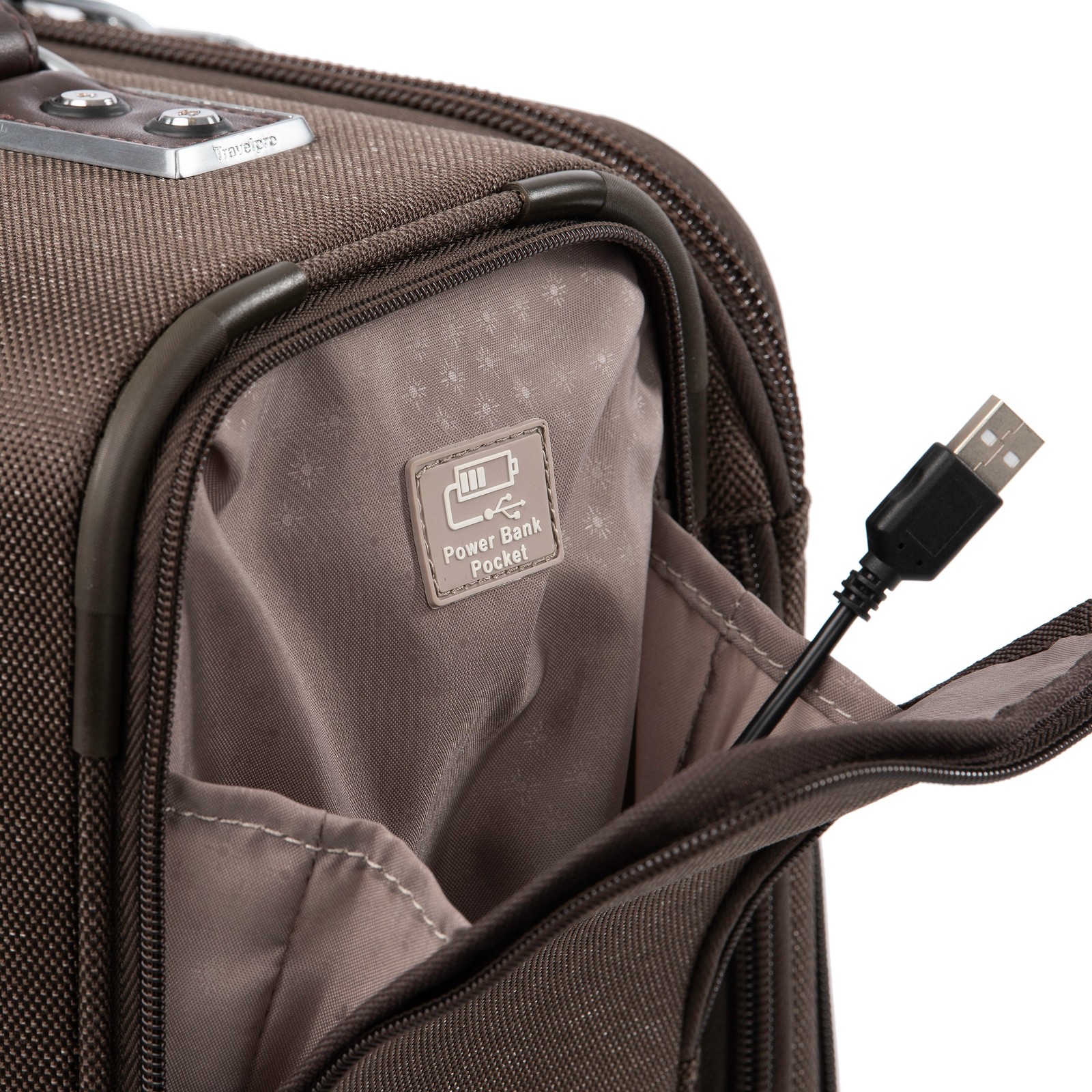 Travelpro Platinum Elite Softside Expandable Luggage, 2 Wheel Suitcase, 22 In U4