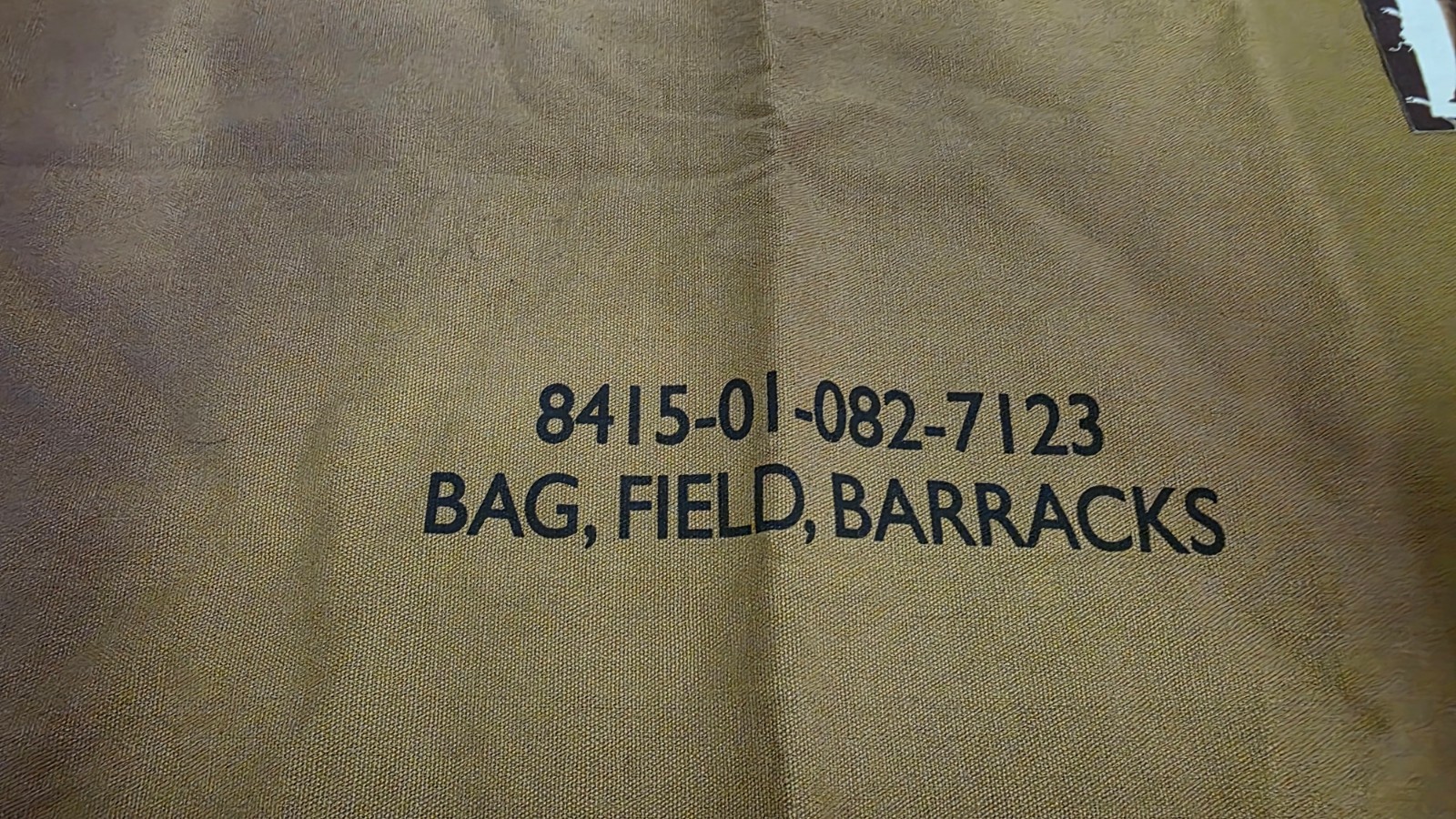 Rothco Geeen Cotton Canvas Drawstring Barracks Bag 24×32