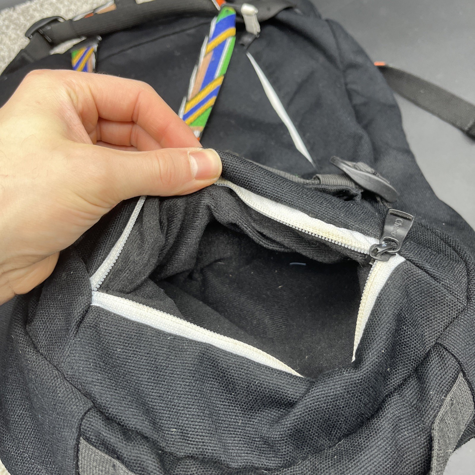 Chaco Radlands Backpack Black Multicolor Soft Canvas School Hiking Hippie Pride