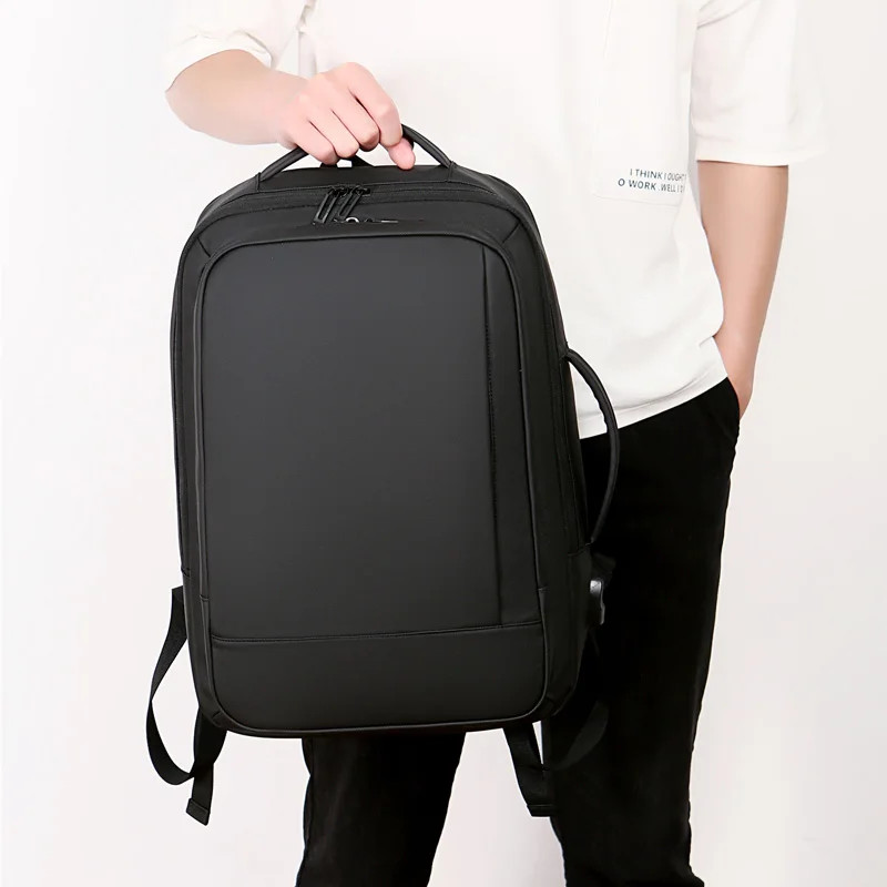 Expandable Travel Backpack 1pcs Business Casual Mens with Usb Charging Commuting