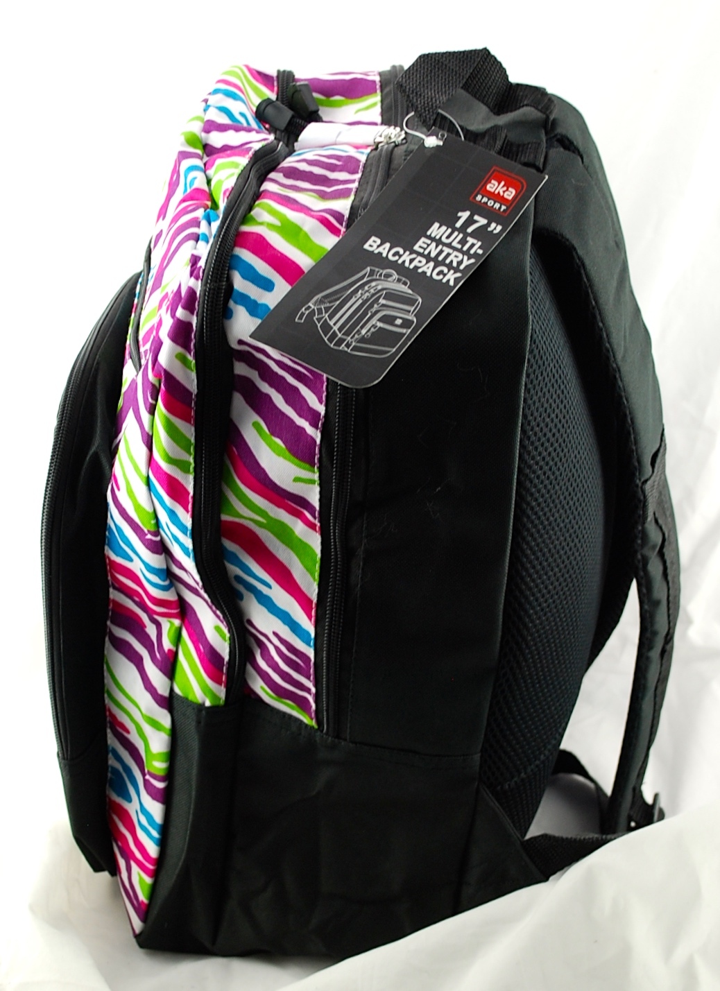 AKA Sport 17″ Backpack Multi-color School Supplies NWT