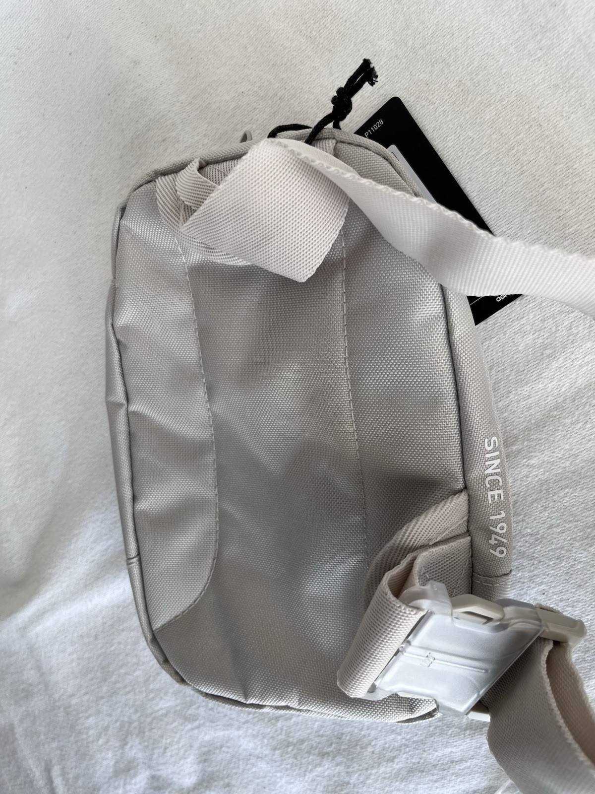 Adidas Crossbody Prime Mini Sling Wonder Aluminum Grey BNWT OSFA JJ778