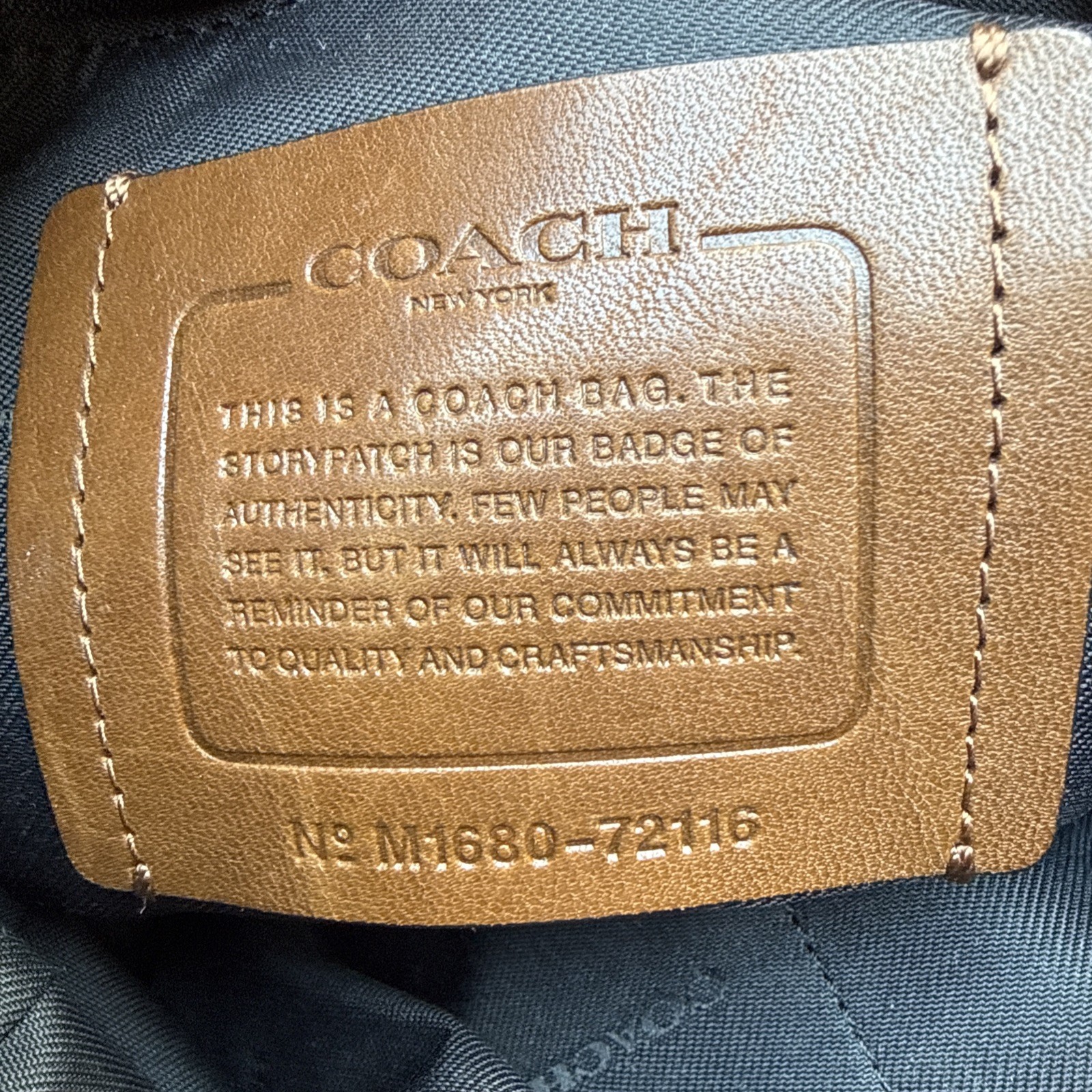 Coach Metropolitan Map Bag Tan Brown Sport Calf Leather Flap Messenger #72116