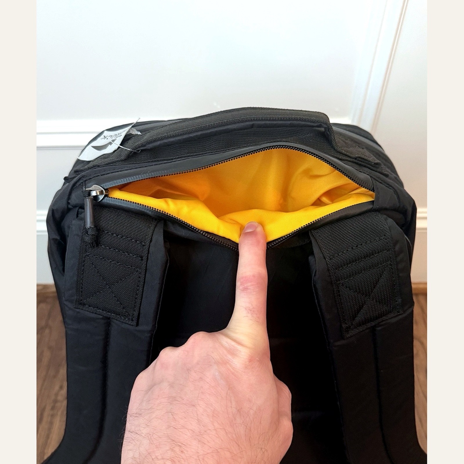 GORUCK GR1 21L X-Pac Black Backpack w/ Yellow Interior + Stash Pocket – NWT