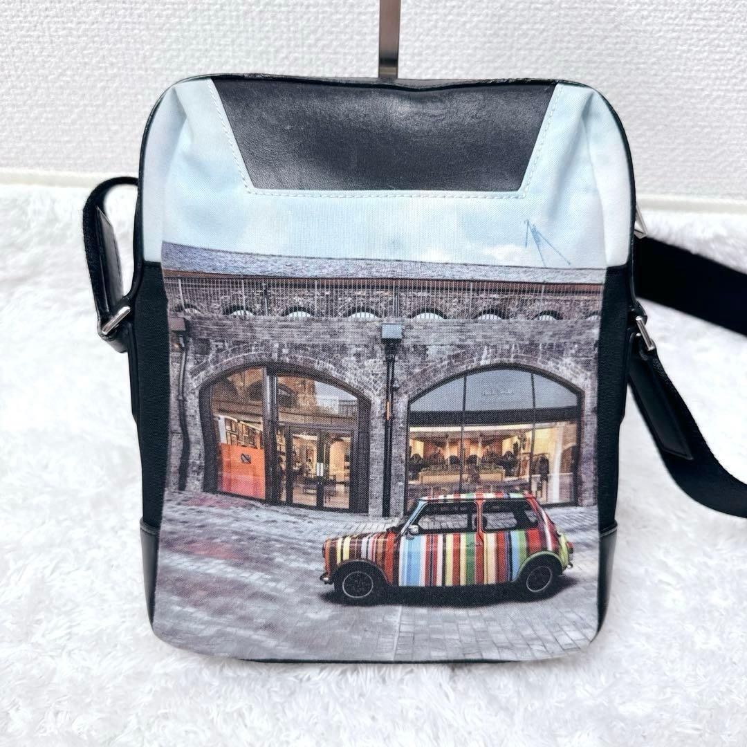 Beautiful item✨ Paul Smith shoulder bag Mini Cooper multi-stripe leather