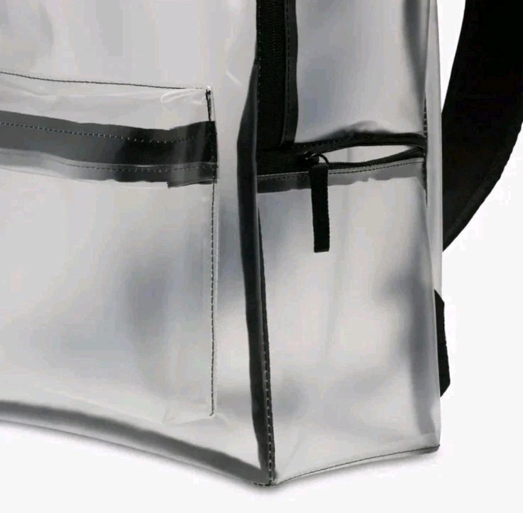 Nike Heritage Crystal Backpack Clear Black 25L Capacity One Size