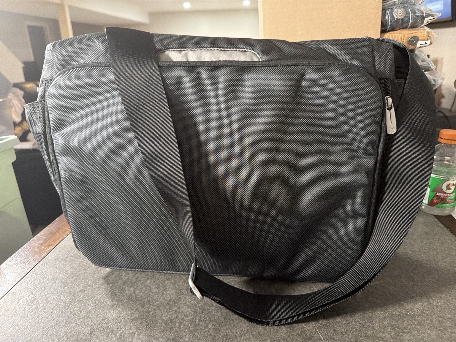 T-Tech Tumi Ballistic Nylon Messenger Laptop Bag Black Shoulder Bag Computer Bag
