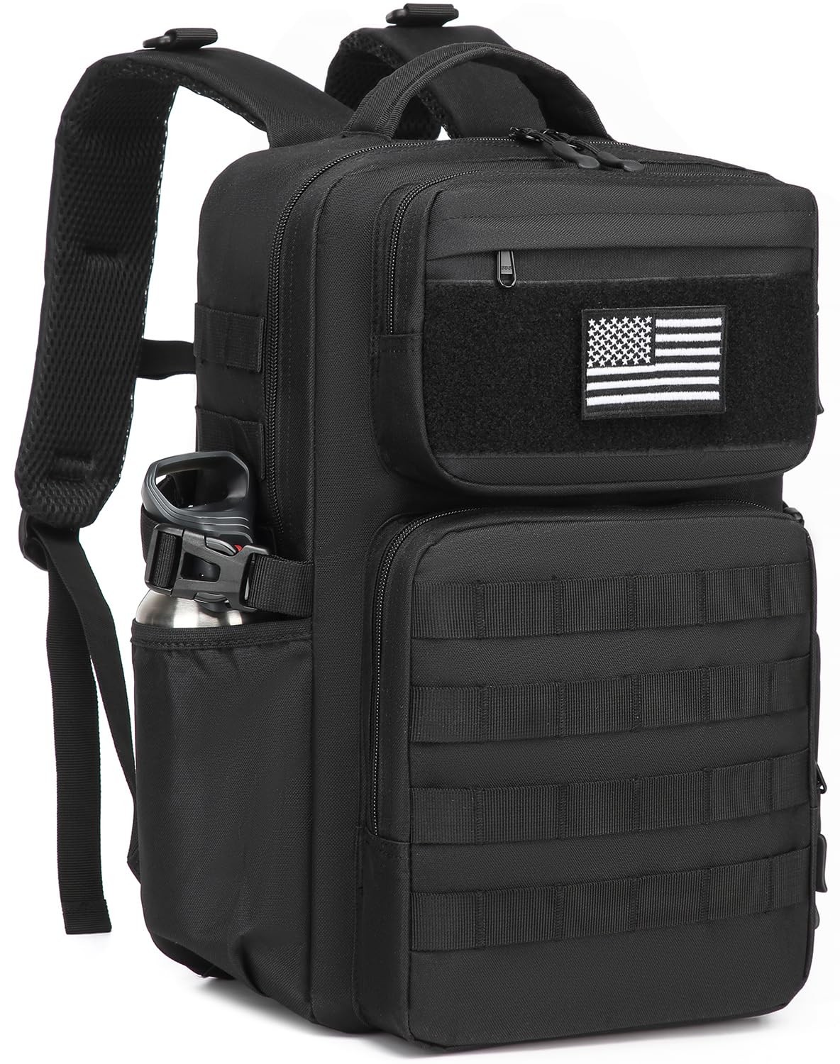 Military Tactical Backpack for Men, Outdoor Assault Backpack MOLLE Webbing De…