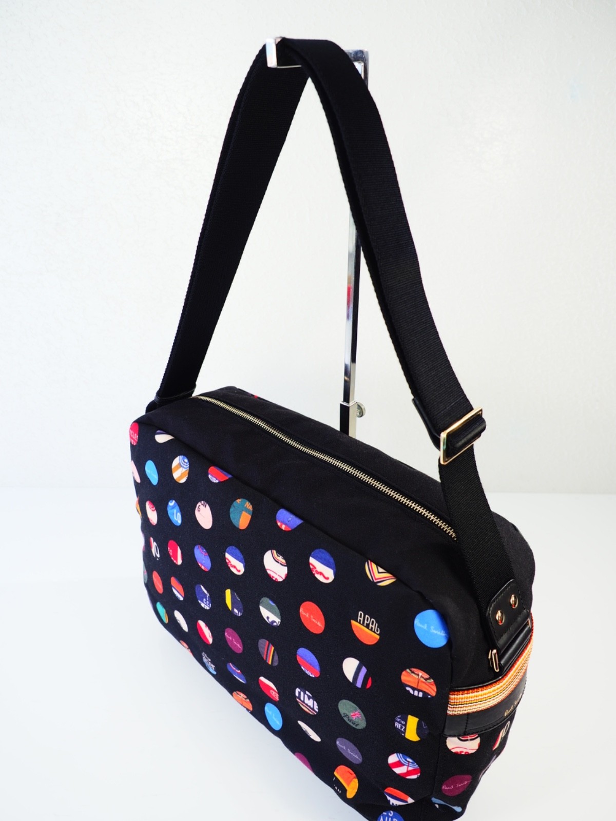 Paul Smith Bag Messenger Crossbody Laptop Colourful Bike Cycling Jersey Dots New