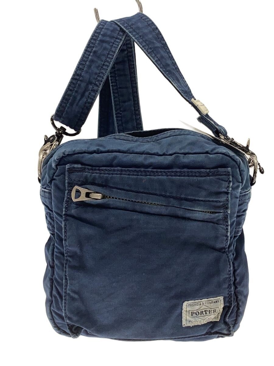 Authentic Porter Navy Shoulder Bag 6x19x16cm Casual Accessory