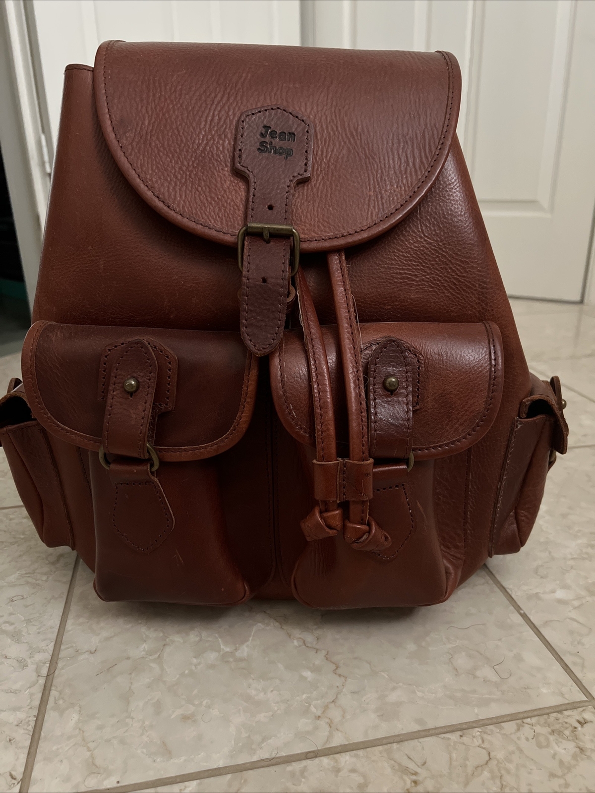 Jean Shop NYC Leather Backpack – Rare