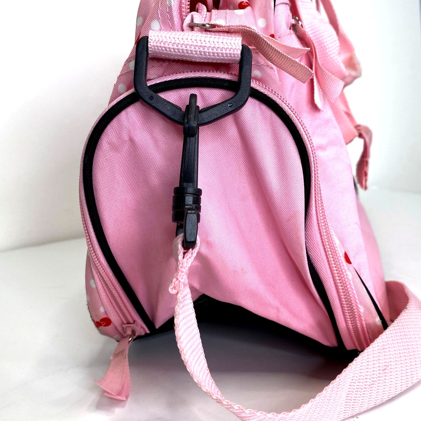 HELLO KITTY Sanrio Pink Duffle Bag Carry On Overnight Travel 18 x 11 Dance Gym