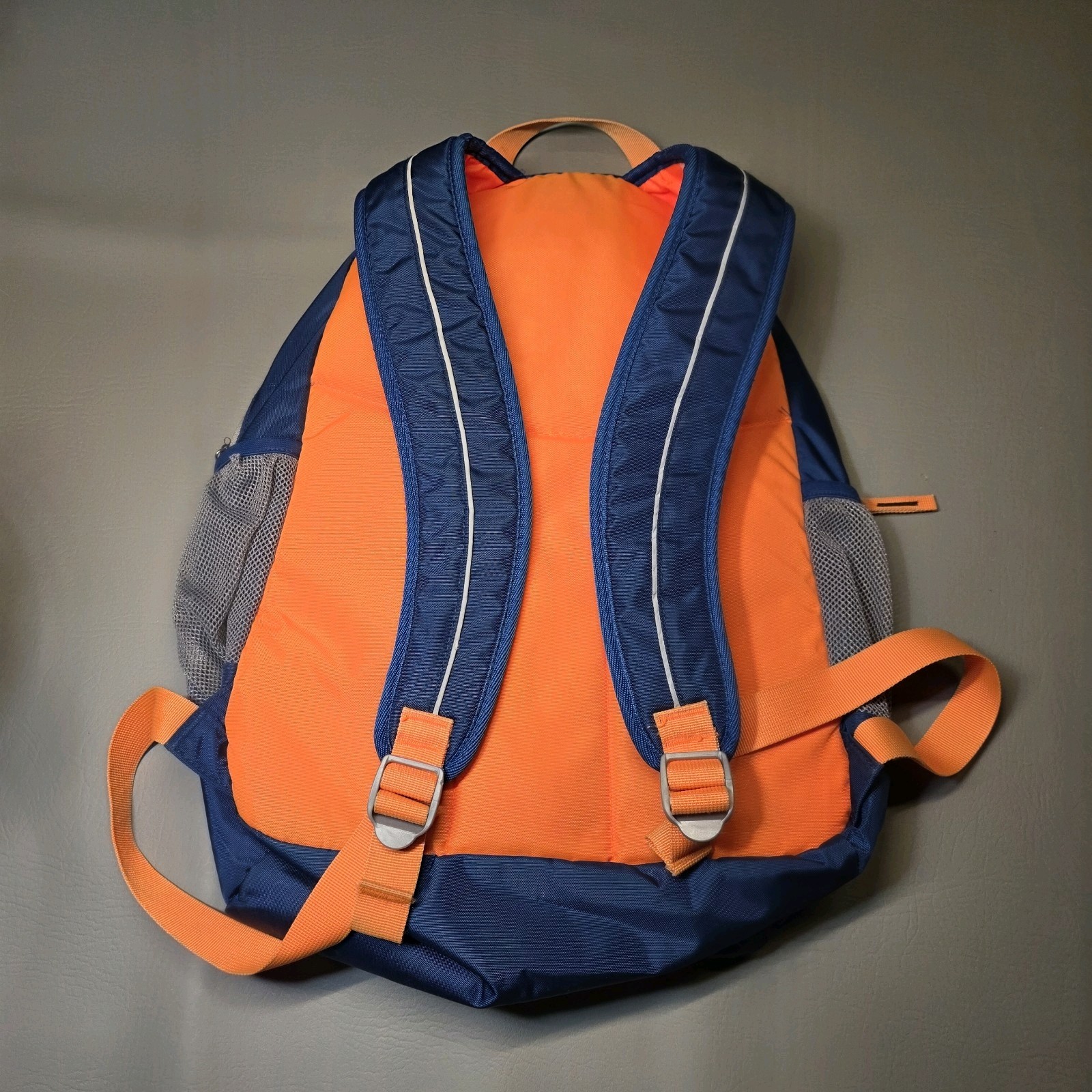 LL Bean Explorer Backpack Blue/Orange Hiking Bag Camping Outdoors Multi Compartm