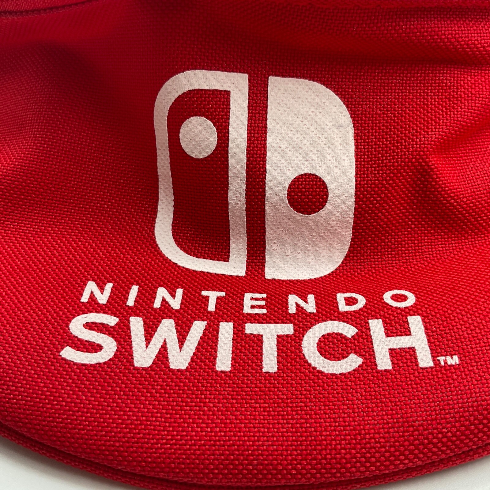 Nintendo Switch Together Tour Red Fanny Pack Adjustable Waist Promotional Zipper