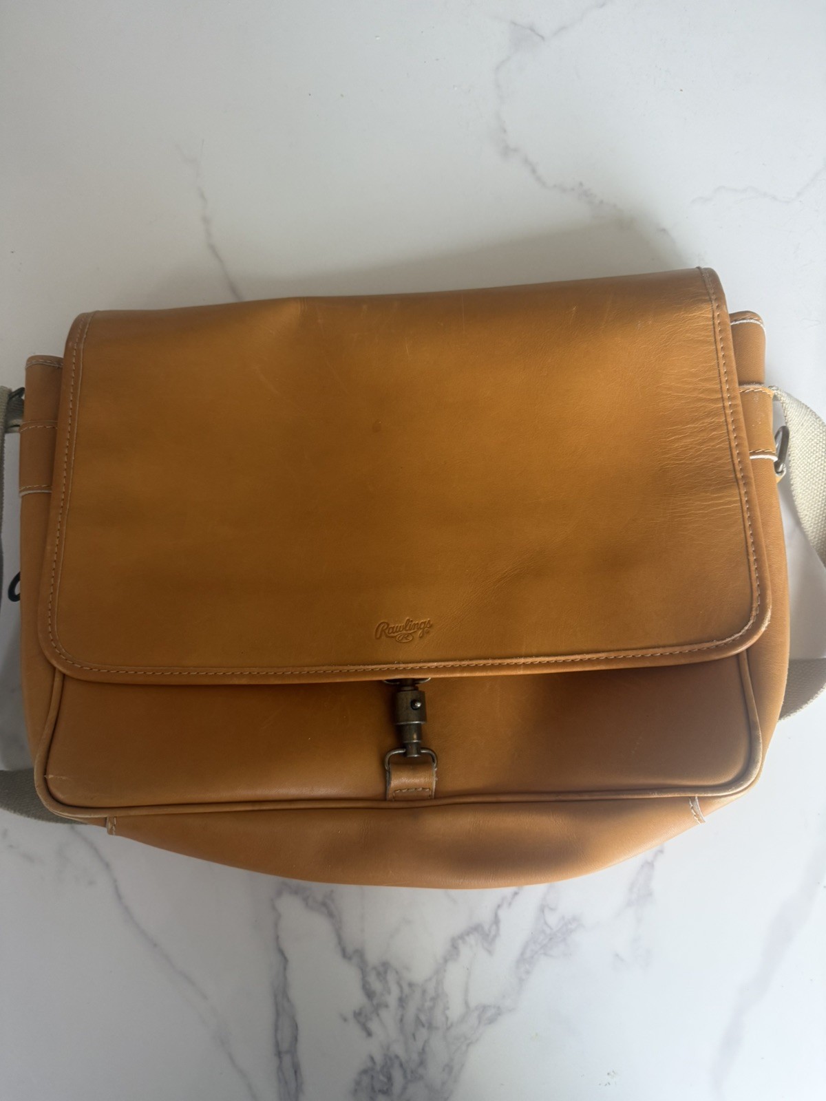 Rawlings Baseball Glove Bag Briefcase Leather Vintage