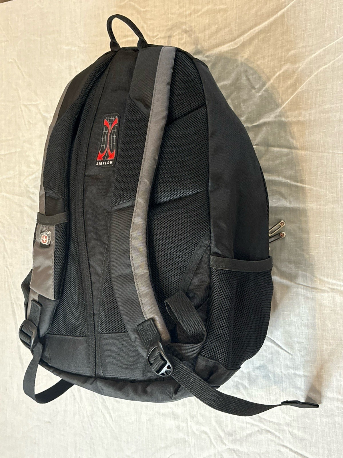 Swiss Gear Airflow Laptop Backpack Heavy Duty Travel Multi Pockets Pre-owned