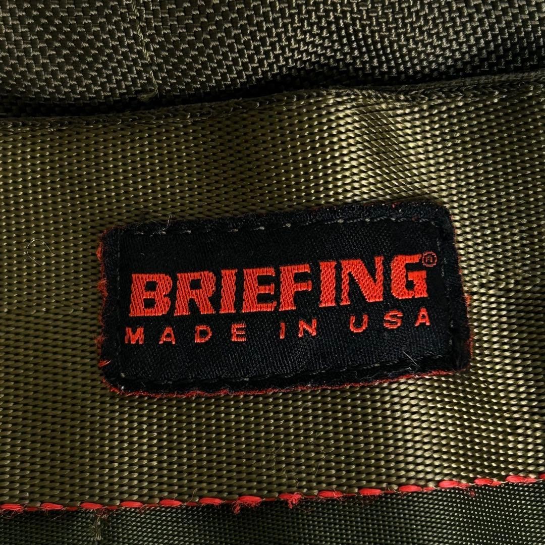 BRIEFING USA Made 2WAY Helmet Bag Ranger Green Ballistic Nylon Military Style