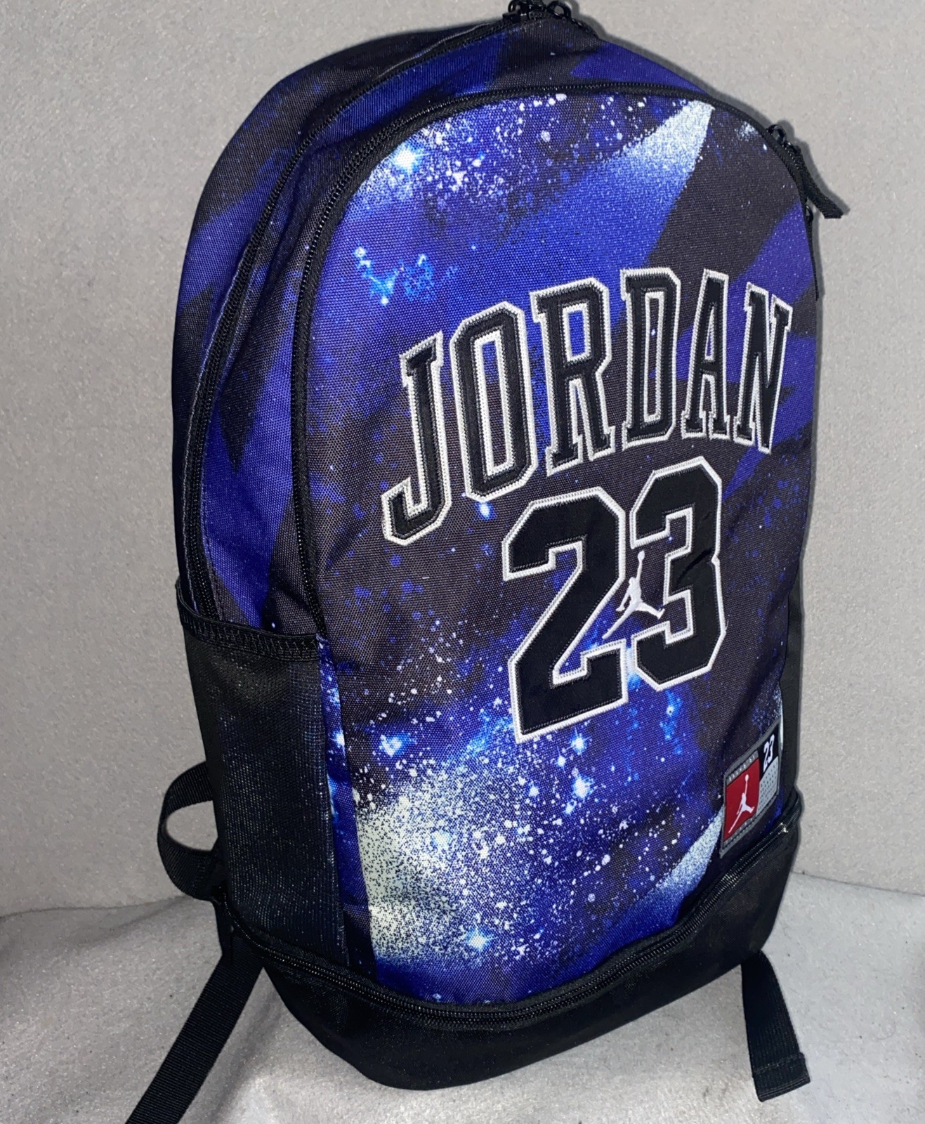 Nike Air Jordan Backpack Jersey 23 Hyper Royal Galaxy Nebula Jumpman 9A0780-K73