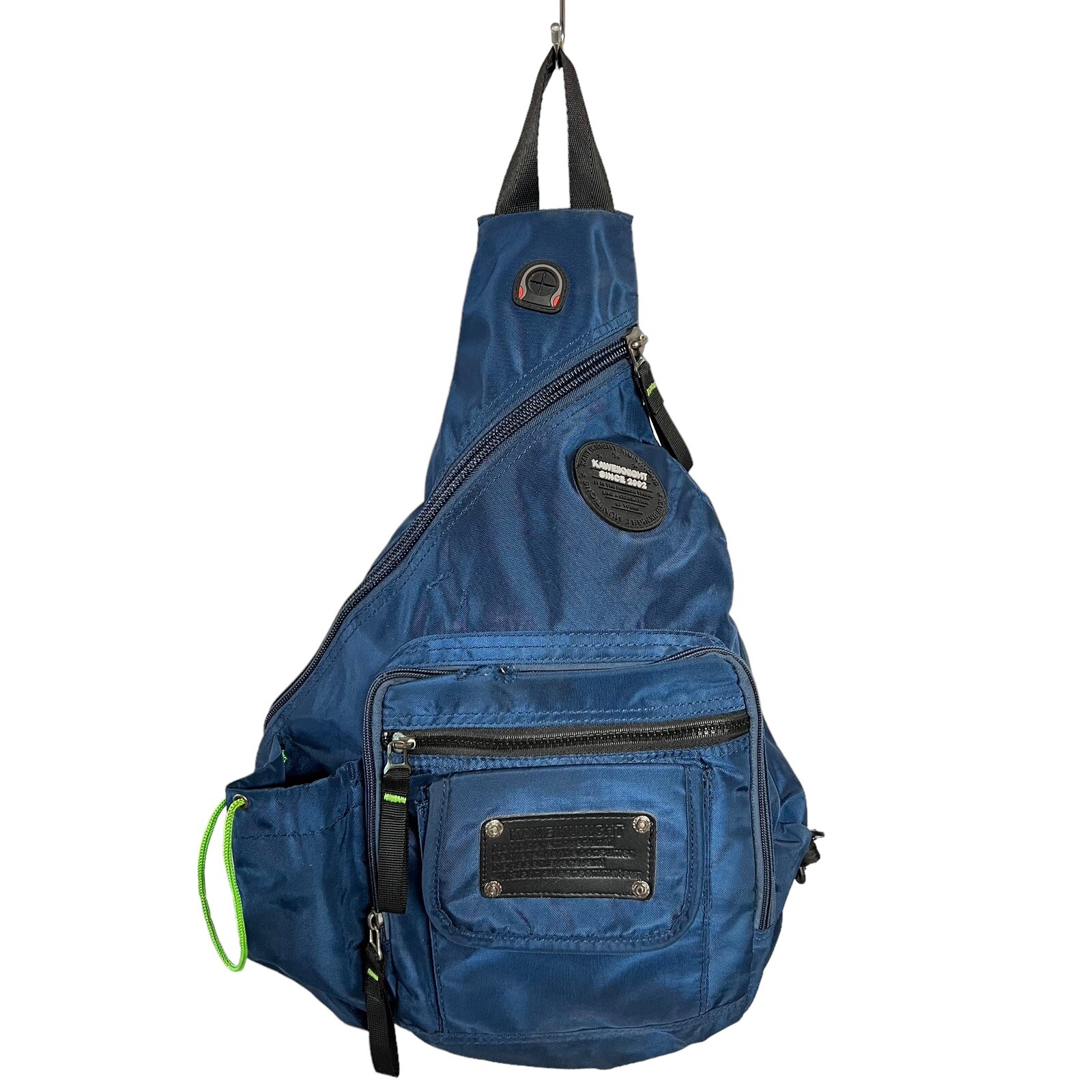 Single Shoulder Sling Backpack Bag Books Bottle Tablet Holder Kawei Knight FLAW