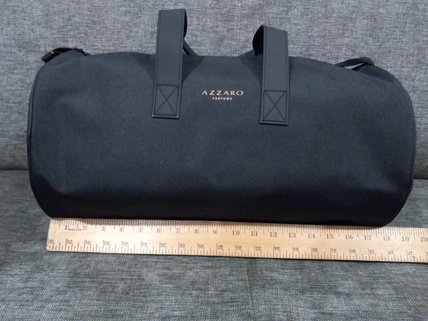 AZZARO MOST WANTED LIMITED EDITION SPORTS ROUND DUFFLE, TRAVEL , GYM , BAG BLACK