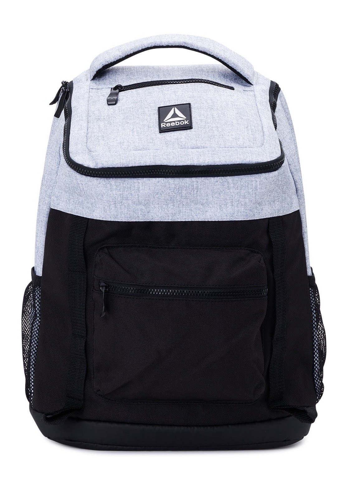 Reebok Unisex Adult Bobbie Top Loader 18.5″ Laptop Backpack, Light Gray/black