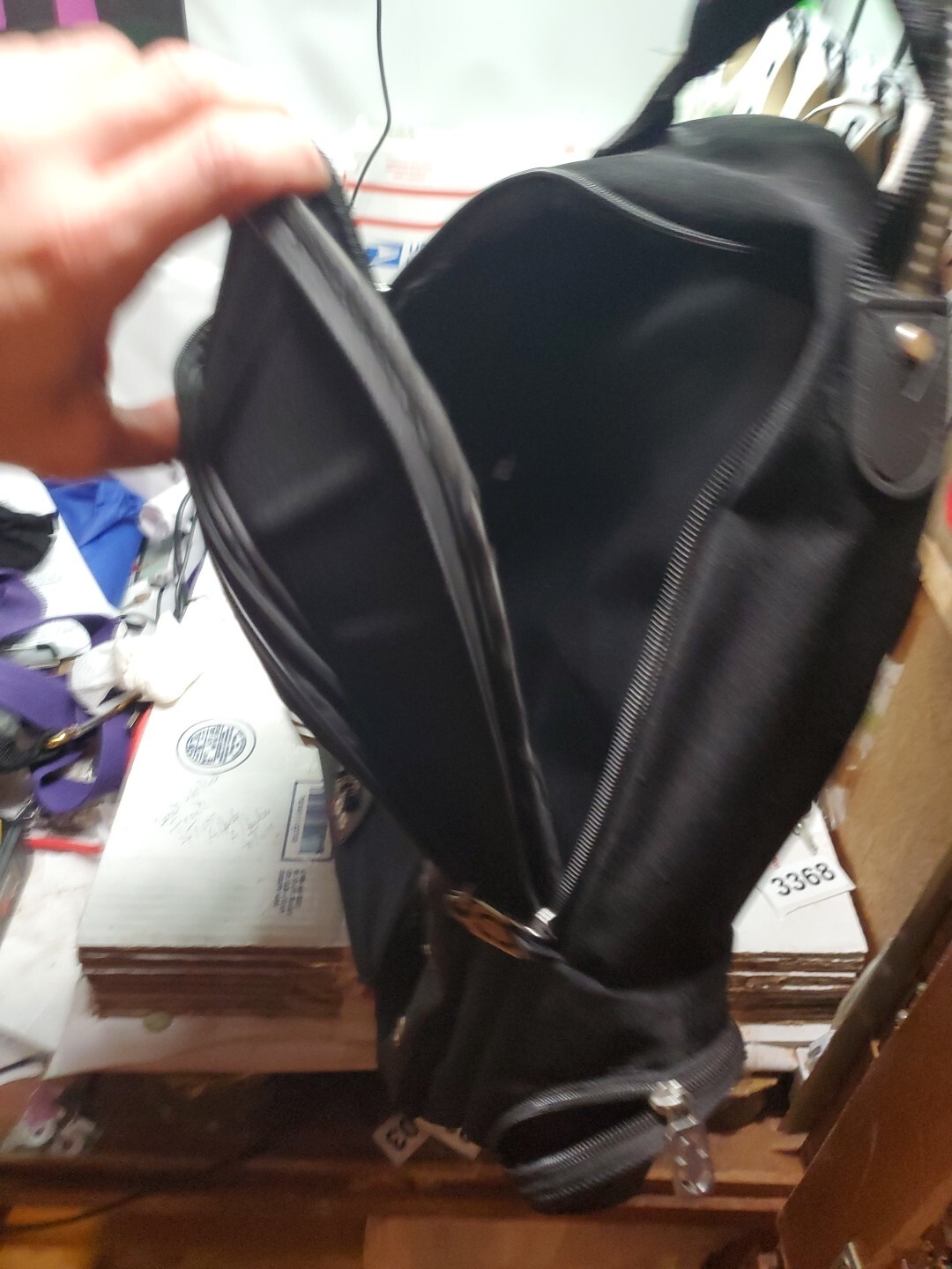 Swiss Gear Black Multi Pocket Laptop Computer Cushioned Backpack