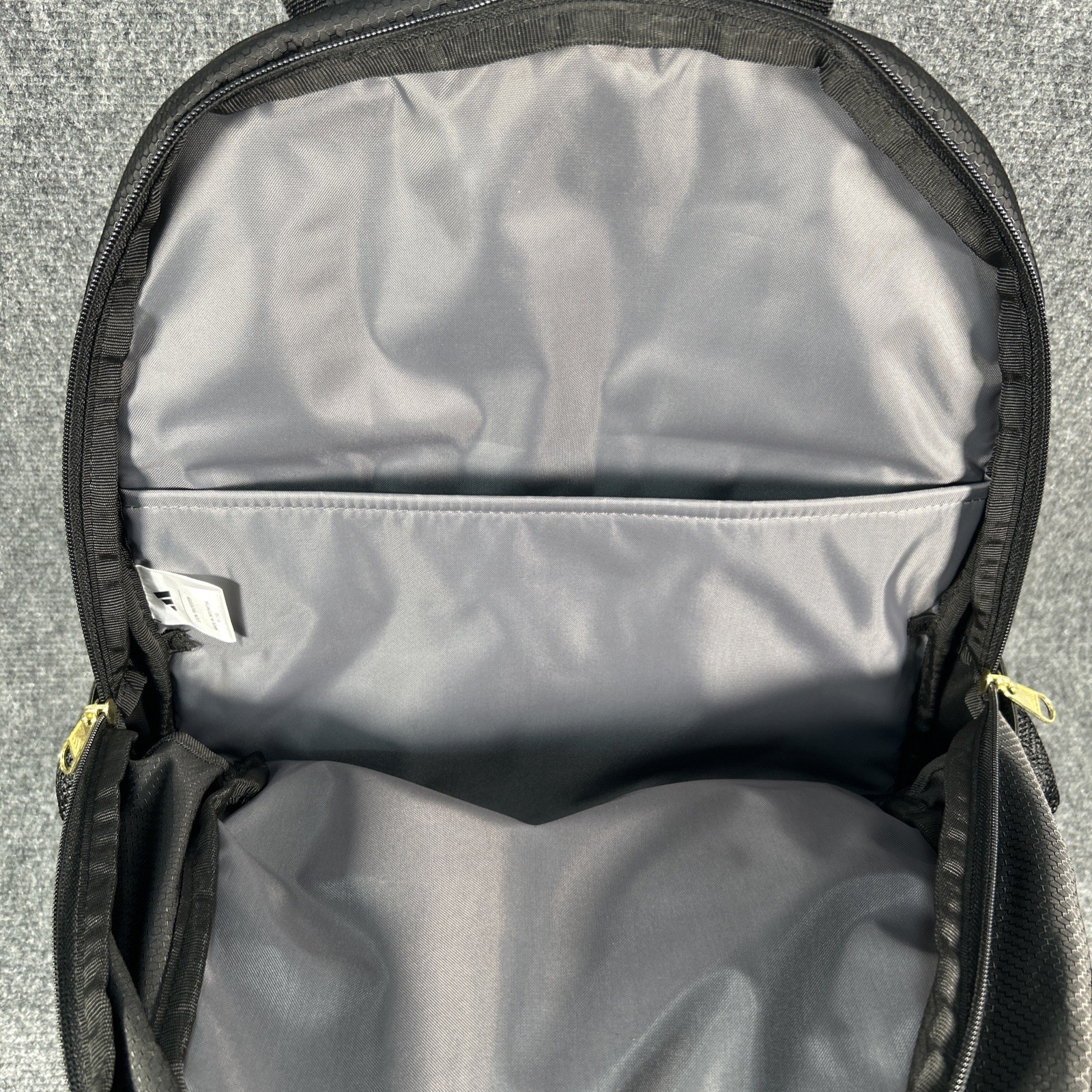 Adidas Primetime Large Backpack 41L Black/Gold Metallic Laptop Bottle Pockets