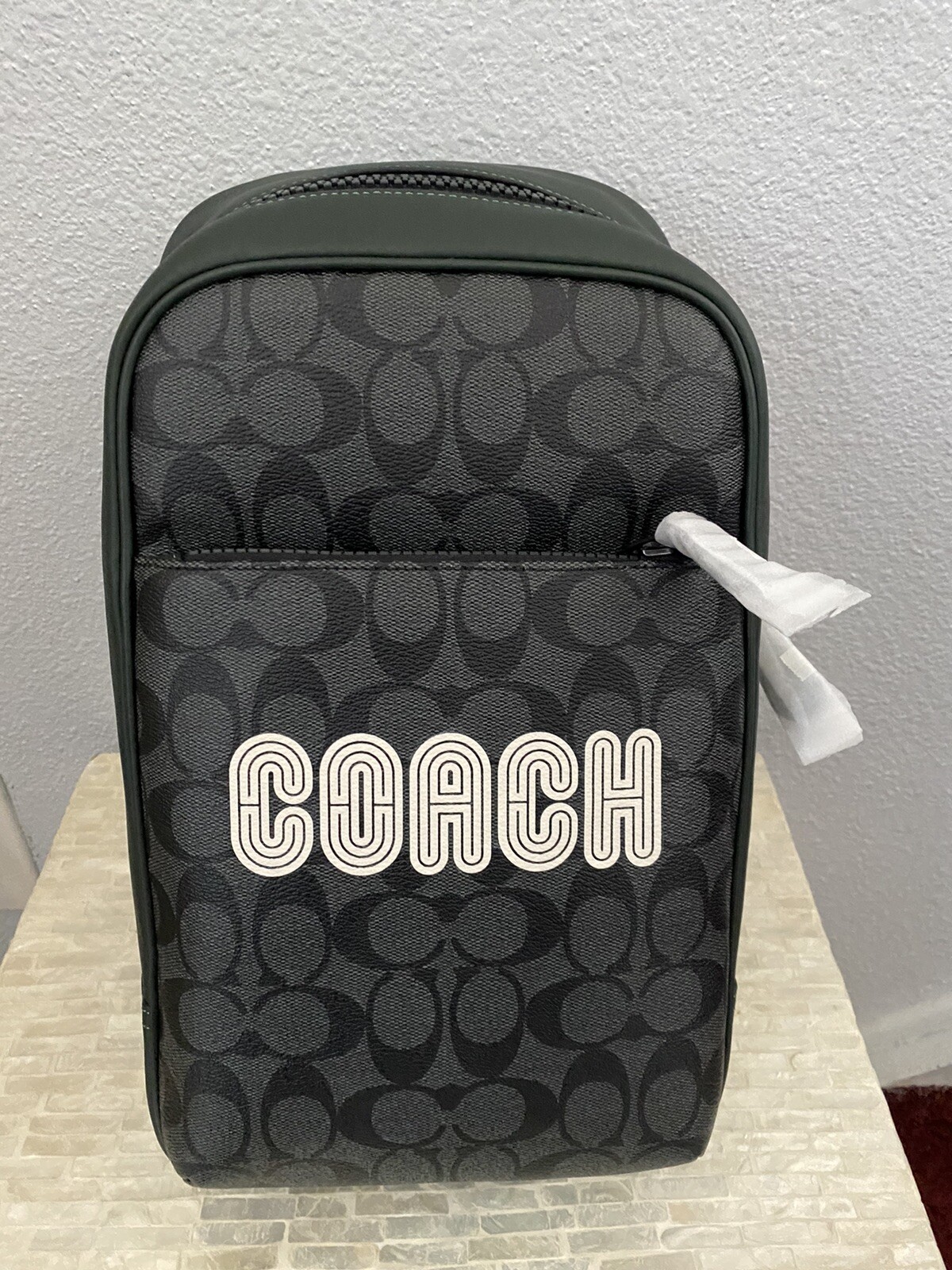Coach Westway Pack In Colorblock Signature Canvas With Coach Patch CE522