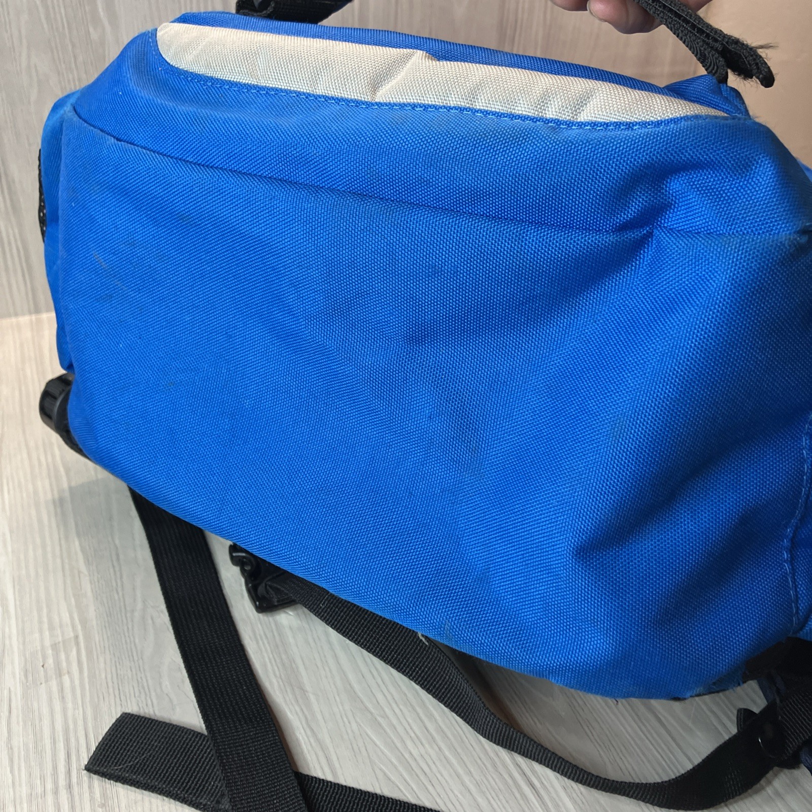 Oakley Y2K Backpack FA15 Large Cushion Pocket Laptop 19x14x6 USA Blue NICE!
