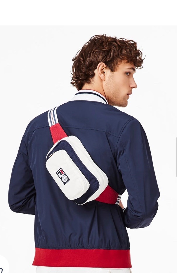 Brooks Brothers X FILA Heritage Advantage Crossbody Belt Bag OS White Sporty🔥