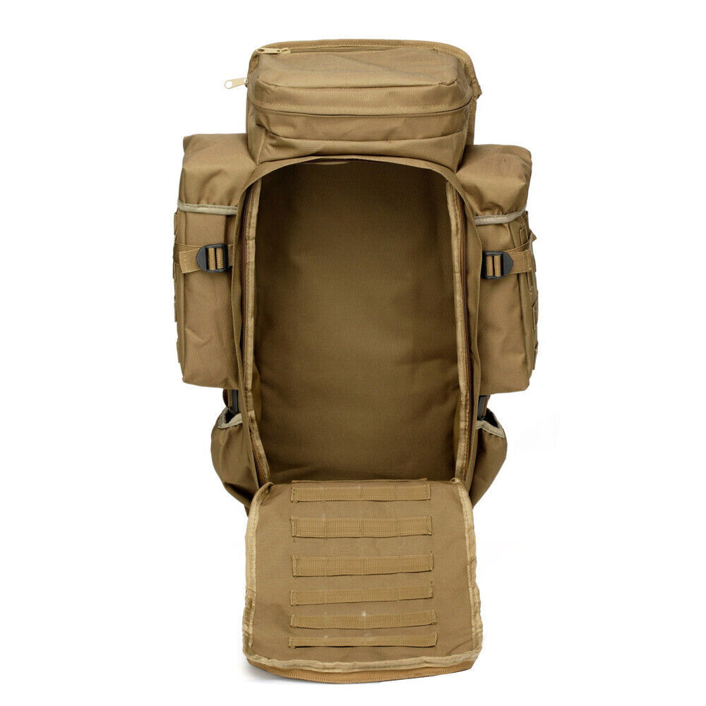 Large Tactical Military Backpack Waterproof Bag Rucksack Hiking Laptop Daypacks