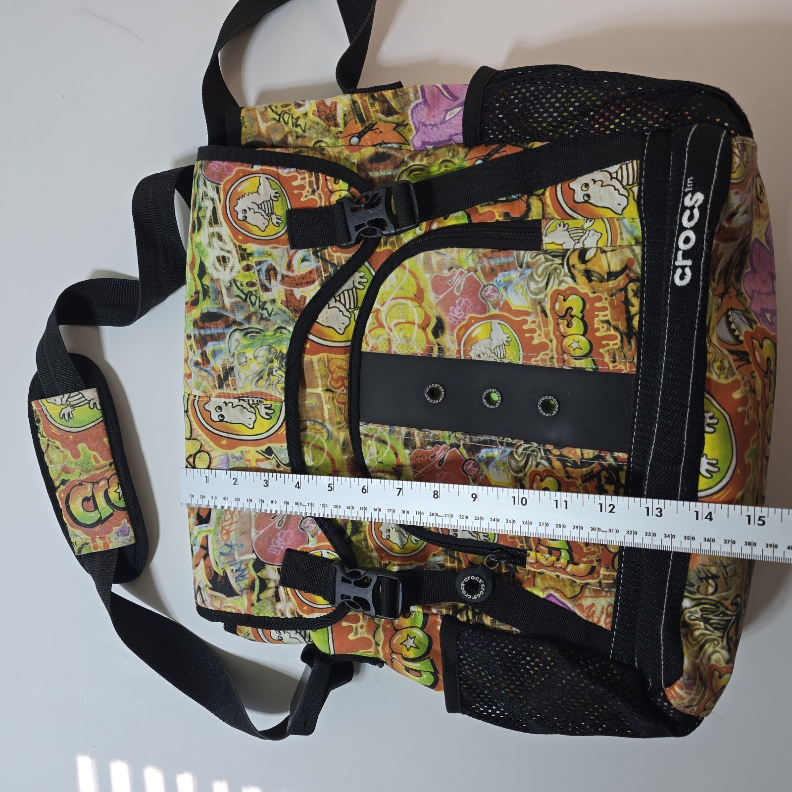 Crocs Graffiti Dinosaur Backpack