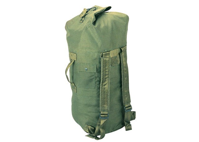 G.I. Type Enhanced Double Strap Duffle Bag – Olive Drab