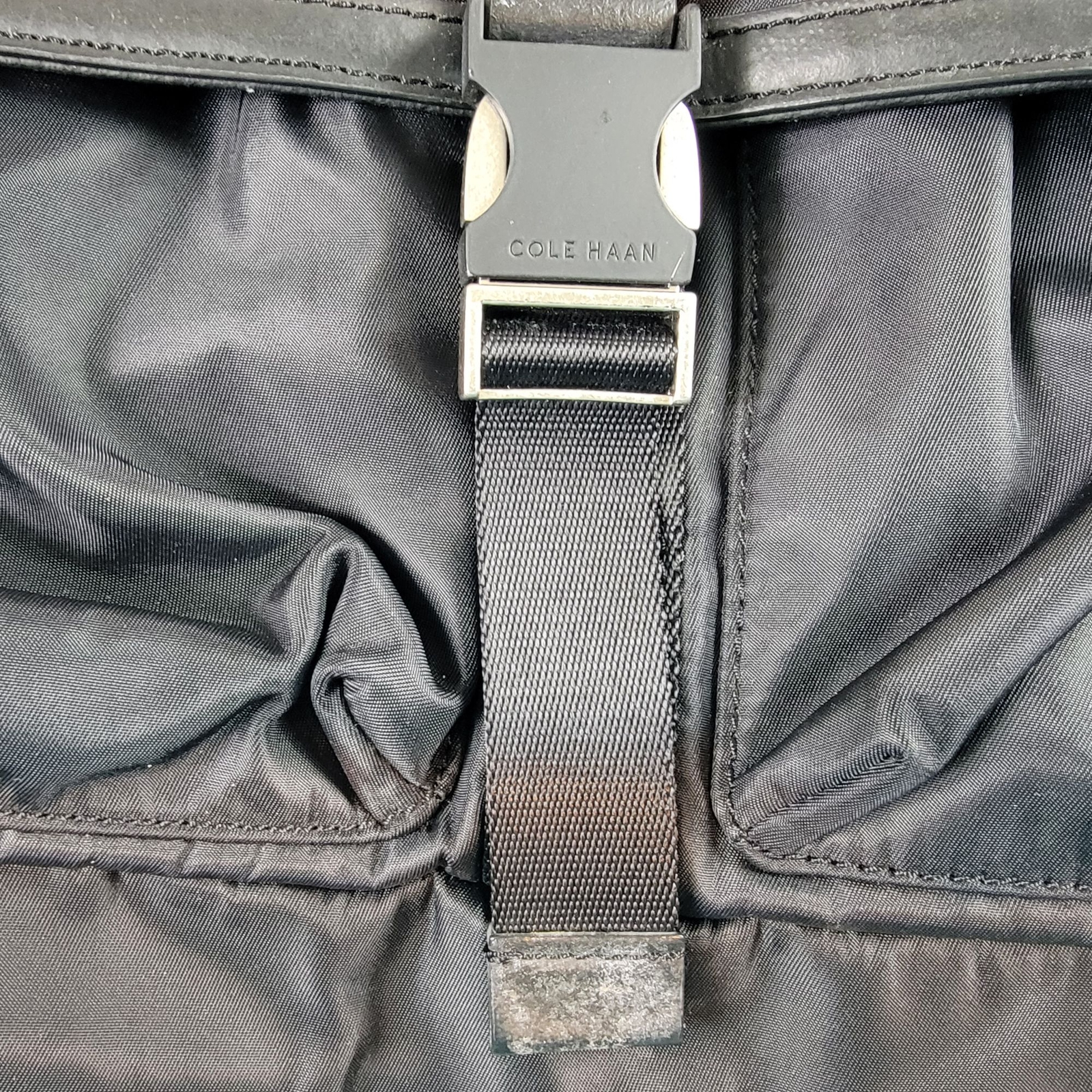 Cole Haan Zerogrand Field Adults Unisex Black Messenger Bag Work Casual Formal