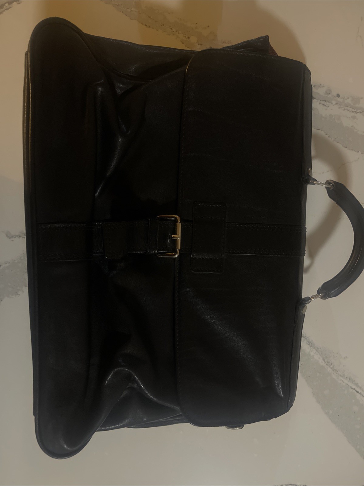 Vintage Lambskin Soft Leather COLE HAAN Executive Lawyer Briefcase Men Excellent