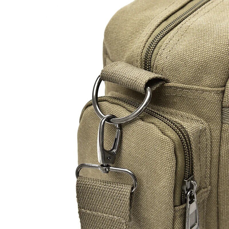 Men’s Crossbody Bag Canvas Shoulder Bag Travel Handbag Leisure Shoulder Bag
