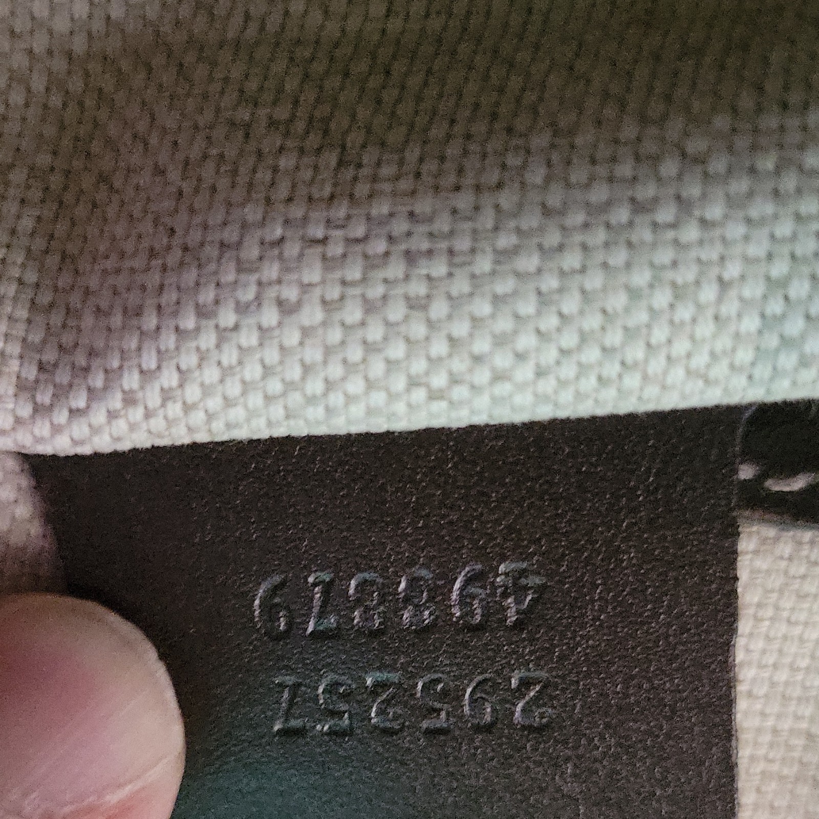 Gucci GG Monogram Messenger Bag Beige/Brown Zip Shoulder Crossbody Strap