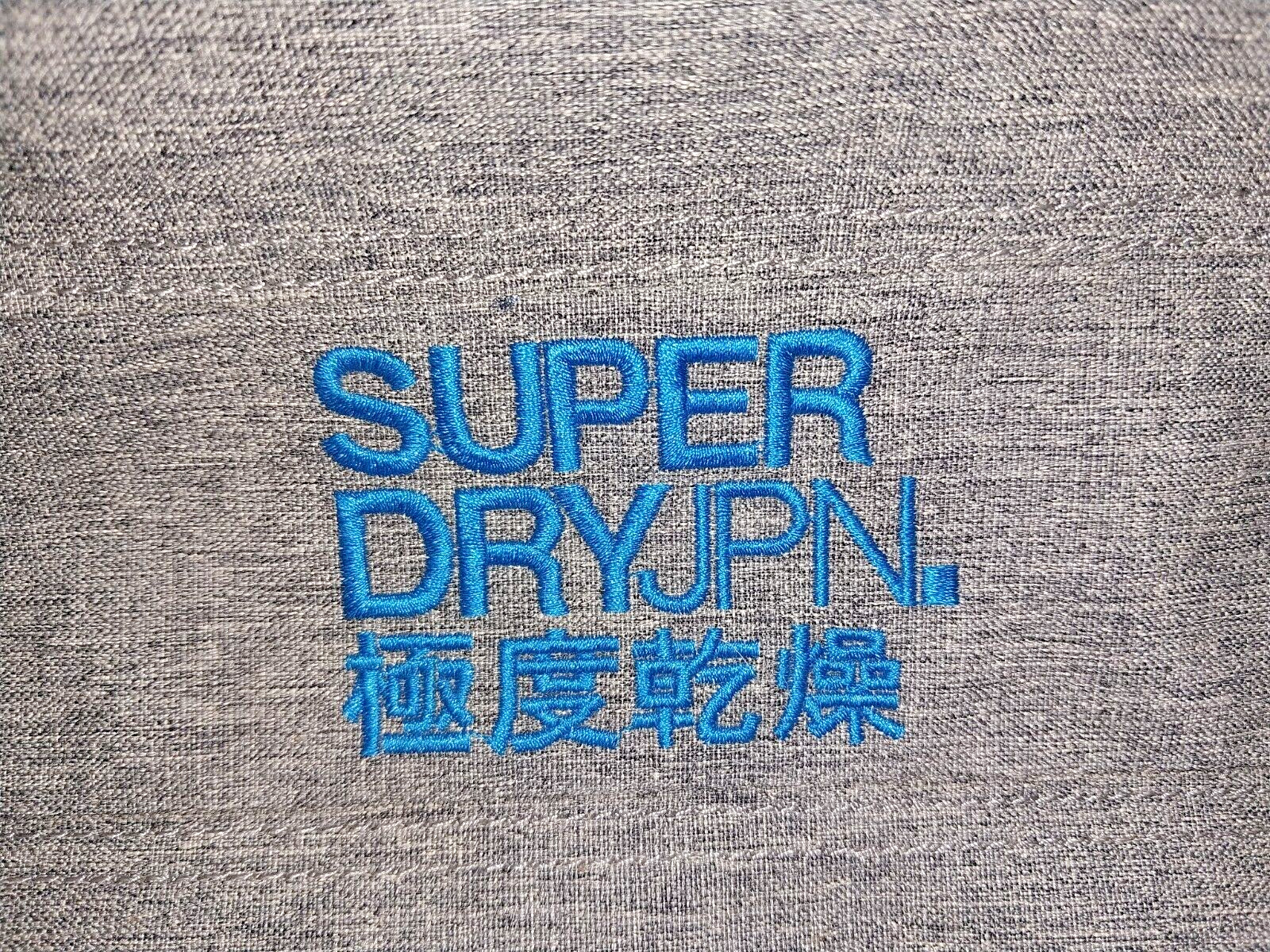 Backpack Superdry JPN Gray and Blue Unisex