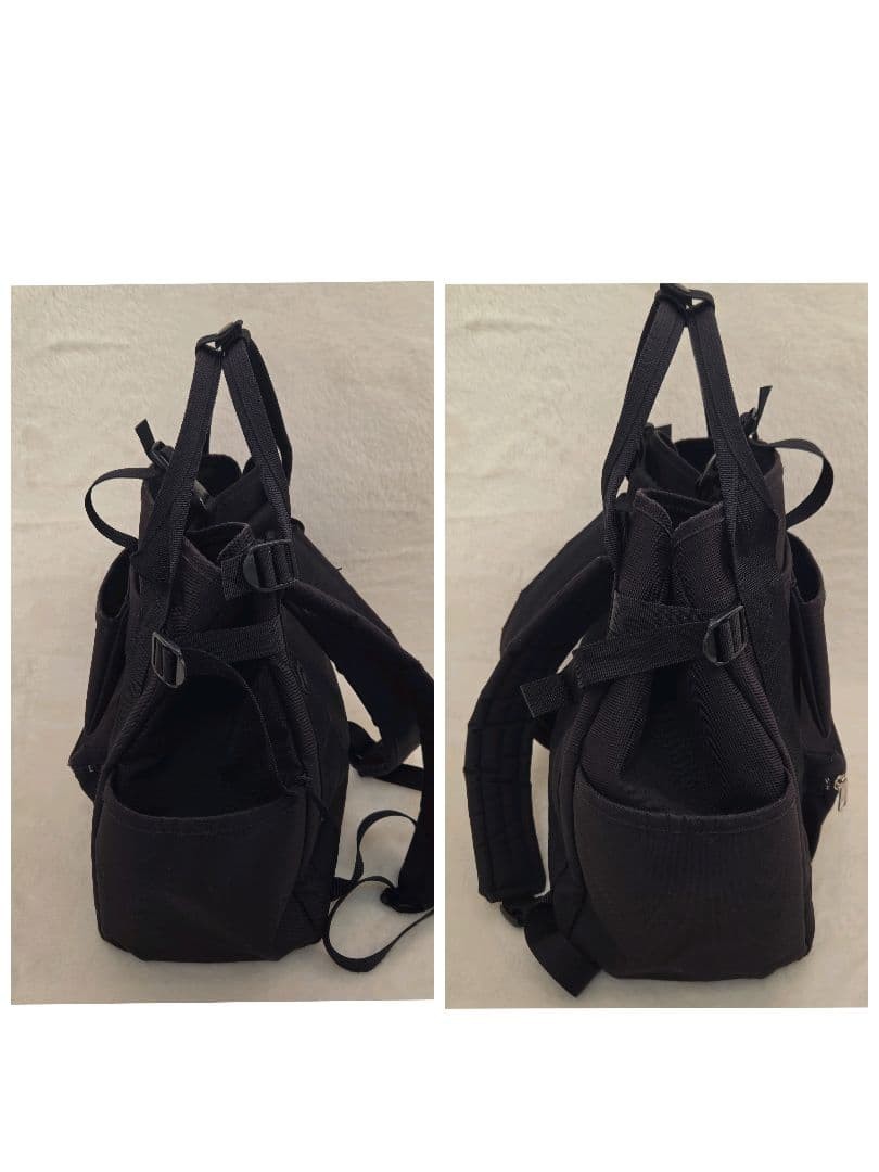 Yoshida Kaban PORTER Union Rack Sack Backpack Black 44x42x24cm Good Condition