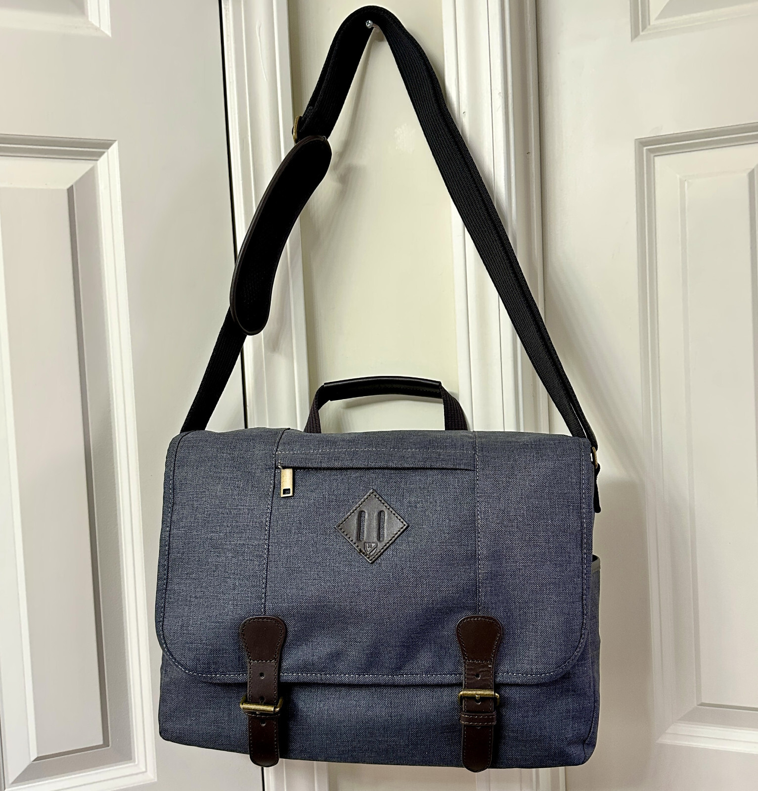 Cremieux Gray Polyester Messenger Bag