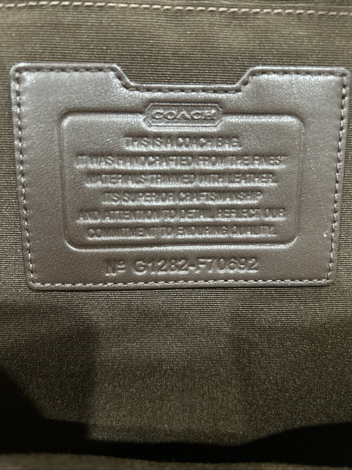 COACH Shoulder Bag Varick Nylon Sling F70692 Camo
