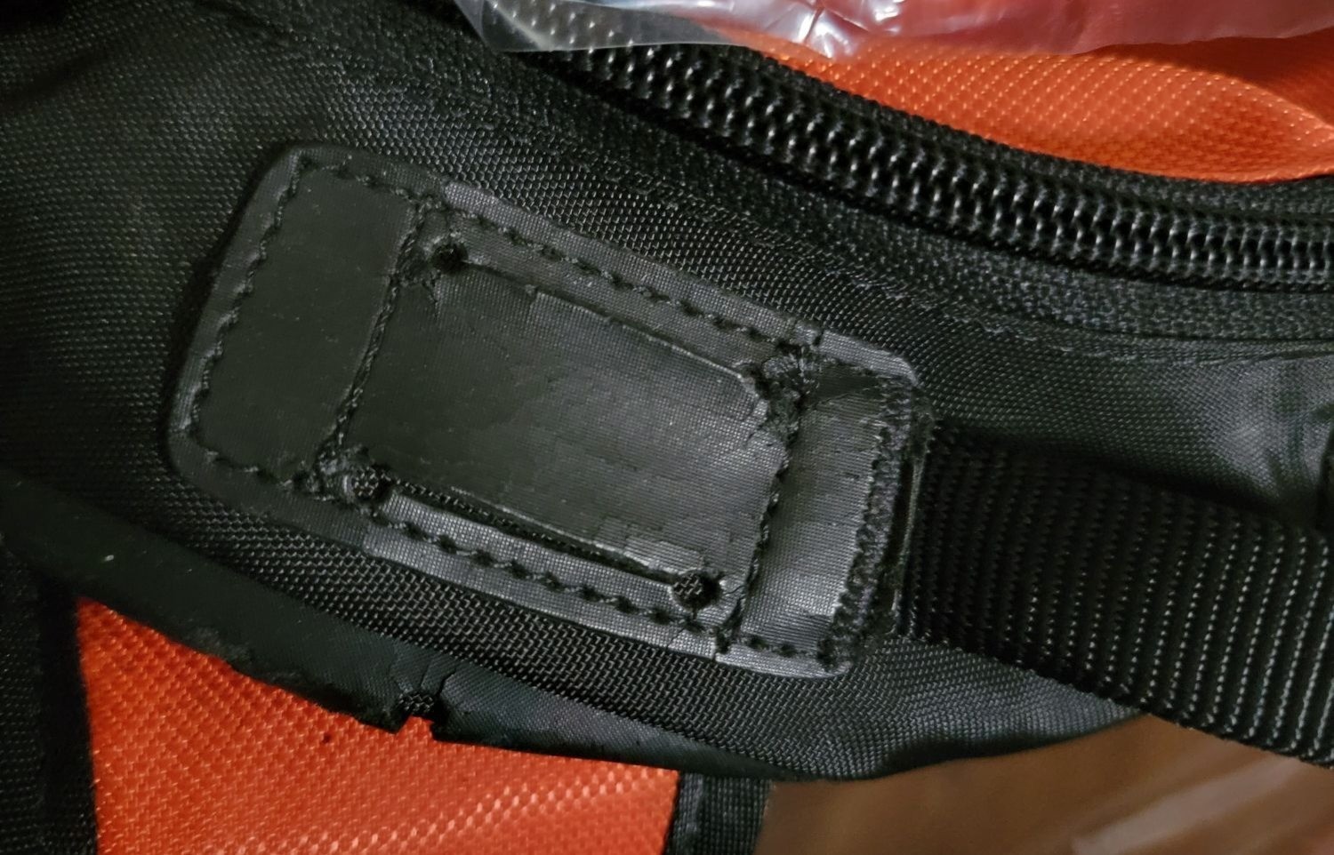 VTG Nike Acg Backpack Bioknx Black & Orange 100% Nylon Adjustable Straps