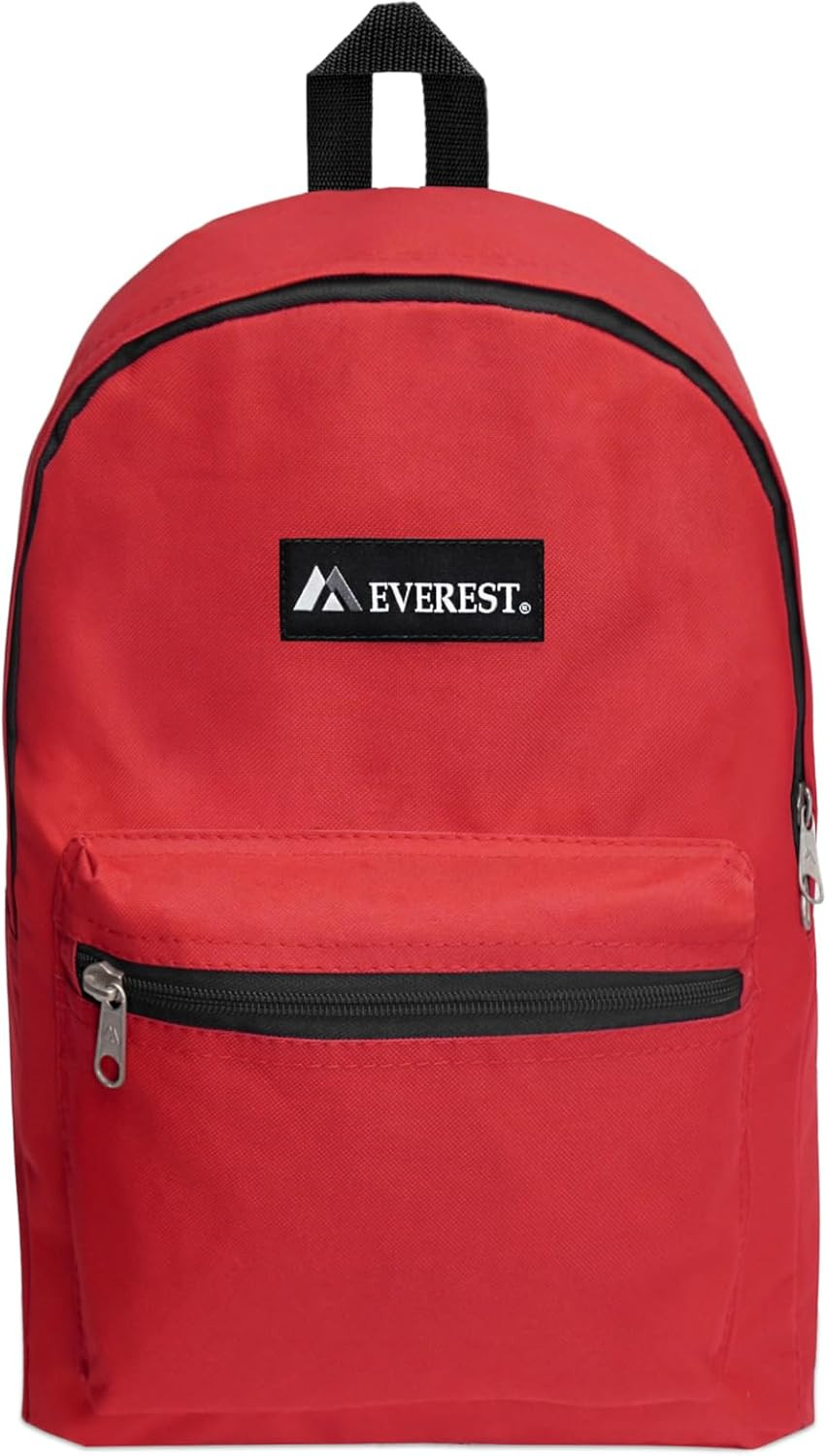 Luggage Basic Backpack, Red, Medium