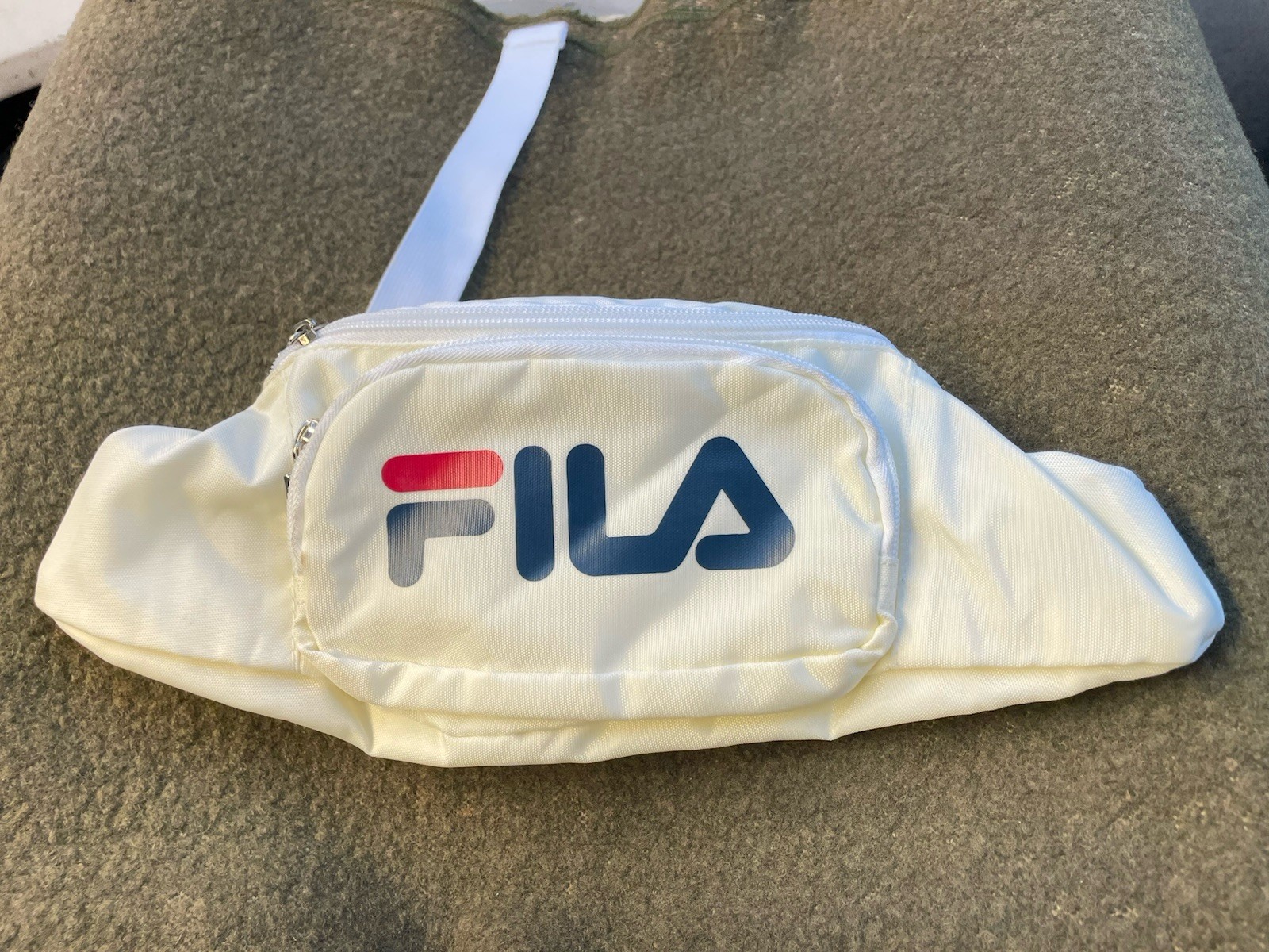 FILA Belt Bag, White Fanny Pack