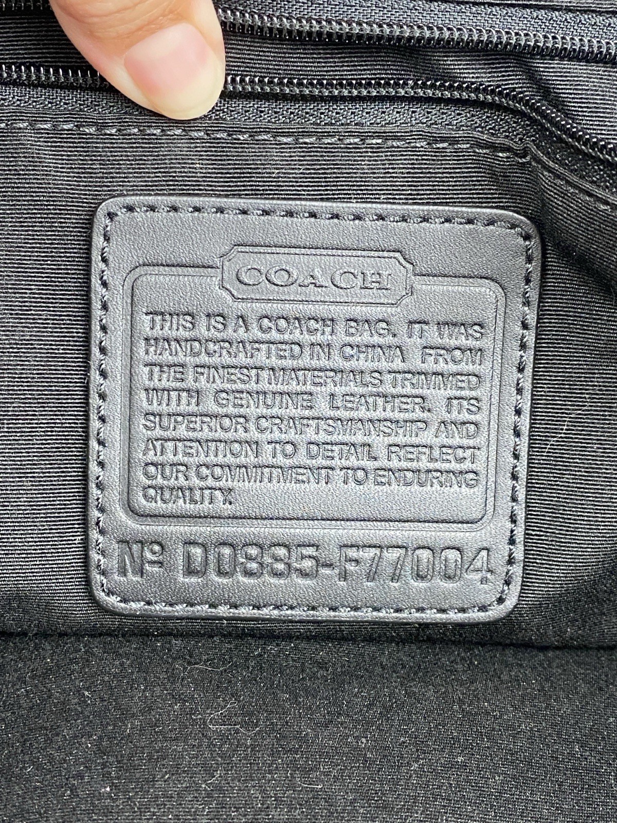 Coach Signature Hudson Commuter Laptop Messenger Bag Black Vintage D0885-F77004