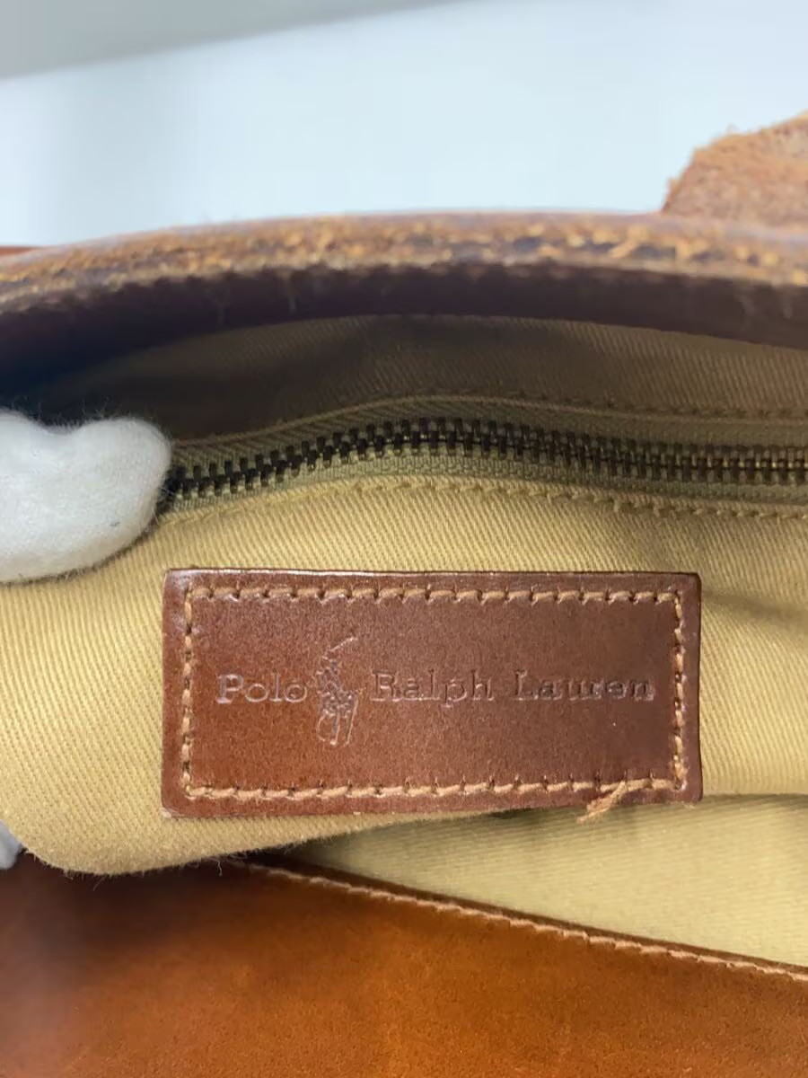 POLO RALPH LAUREN Tote Bag Leather BRW Check